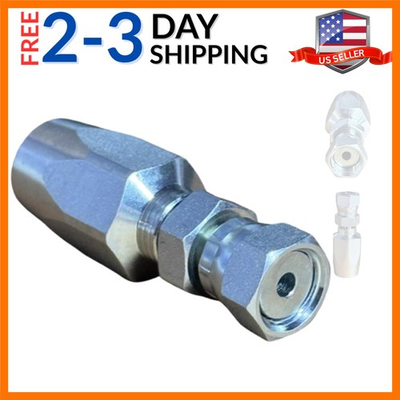 #ad 1 4quot; Hose x 1 4quot; ORFS Reusable Hydraulic Hose Fitting R2 R16 Hose Assembly ... $42.49