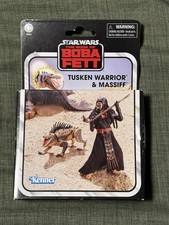 Star Wars Vintage Collection Tusken Warrior & Massiff Book Of Boba Fett