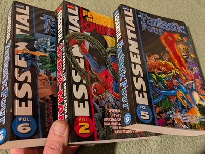 Essential Spider-Man Vol.2 & Fantastic Four Vol.5 & 6, 3 Tradepaperbacks (engl.)
