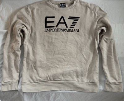 EA7 Emporio Armani Core Identity Luxury Crewneck Fleece Sweatshirt Size Medium