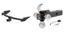 Curt Trailer Hitch 2in Receiver Multi-ball Mount W Hook Hitch Lock Kit 13309