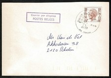 BELGIUM 1982 Cover special boxed cachet Courrier par diligence  SG72Z3