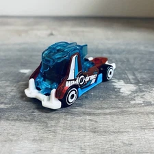 Hot Wheels Car - Haul-O-Gram Metro Clear Red, White & Blue 2018 Mattel