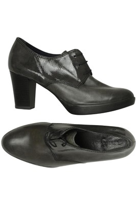 Tamaris Halbschuh Damen Slipper feste Schuhe Gr. EU 39 Leder Grau #j8g25ns