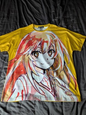 Misaki Shokuhou Mental Out Arma Bianca Railgun T-shirt - Large