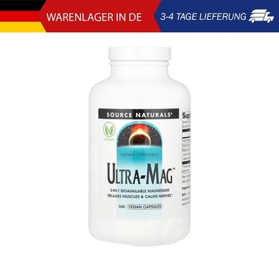 Source Naturals, Ultra-Mag , 360 vegane Kapseln