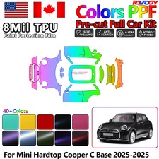 Color Precut PPF Paint Protection Film For Mini Hardtop Cooper C Base 2025-2025