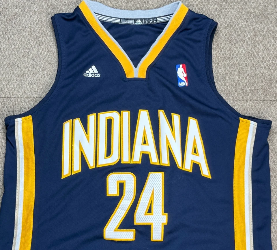 Adidas NBA Indiana Pacers #24 Paul George Basketball Jersey Size Small - Image 2 of 4