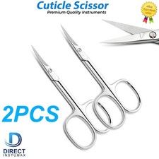 Cuticle Nails Scissor Curved Manicure Steel Stainless Finger Toe Nail Scissors