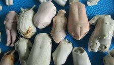 Huge lot antique bisque doll bodies Germany/1900/repair /Artist