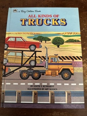 All Kinds Of Trucks A Big Golden Book By Edith Kunhardt Brand New Ships Fast