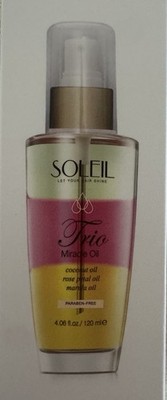 Soleil Trio Miracle Oil 4.06 Fl Oz/120 Ml