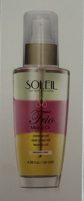 #ad Soleil Trio Miracle Oil 4.06 Fl Oz 120 Ml $23.99