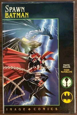SPAWN BATMAN #1 Image, Crossover, Frank Miller,Todd McFarlane, April 1994, VG/FN