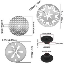 Car Heat Shield Repair Kit with Steel Clamps and Washers 20 or 36 Pieces Set