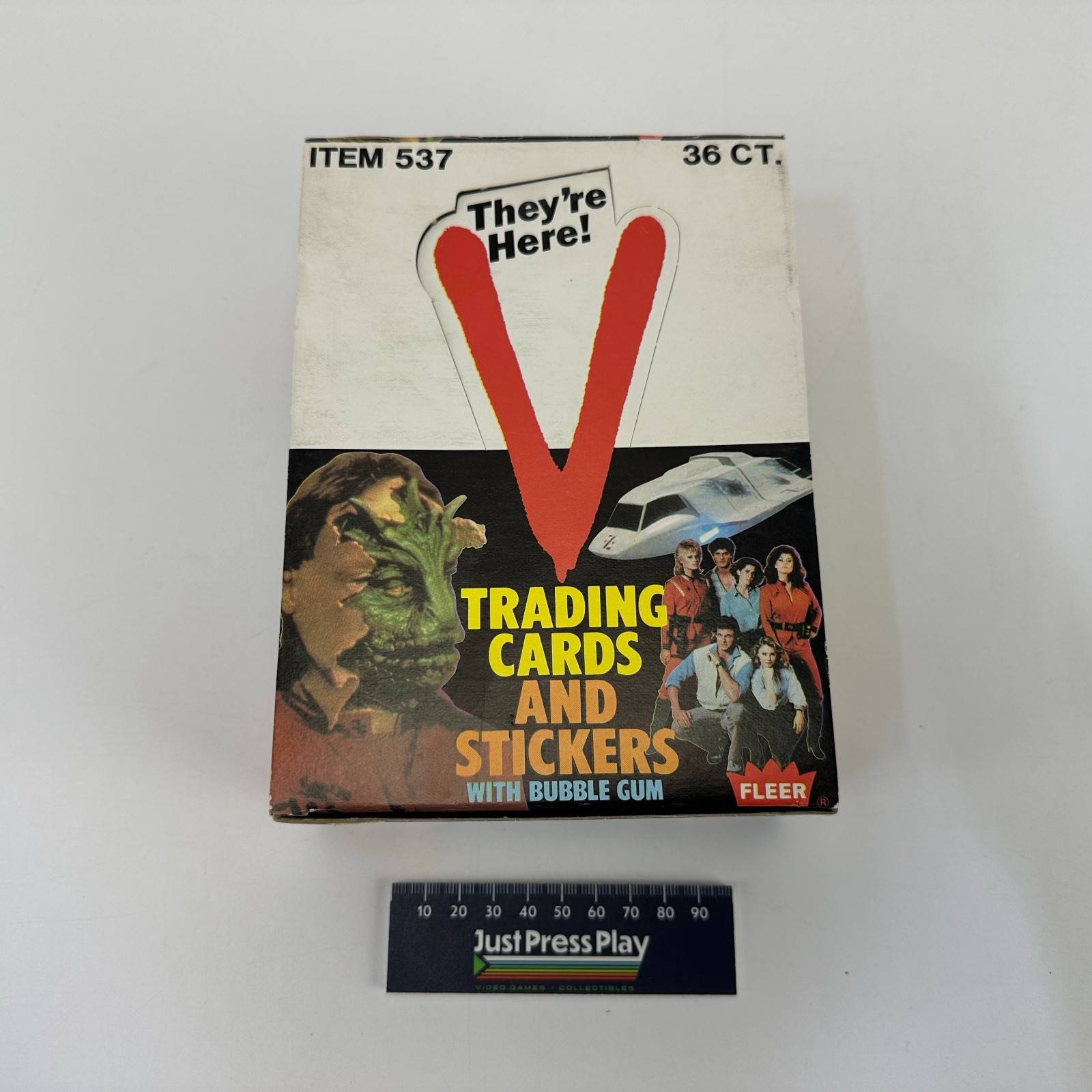 NOS 1984 Fleer V They're Here Trading Cards & Stickers Full Packs 36 Wax Packs