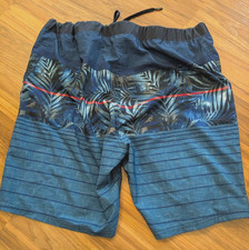 zeroXprosur Swim/Board Wear XL 40" Waist 9" Inseam Navy Red Gray Blue 3 Pockets