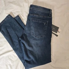 NWT The Perfect Jean NYC Slim Fit Stretch Denim Jeans Admiral Blue Size 31×28 