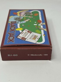 Nintendo Game and Watch 1985 Black Jack Handheld BJ-60 Multi-Screen Complete