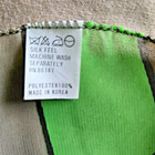 Great Vintage Picasso Print Scarf Green Multicolor Cubist Abstract Large — photo 5