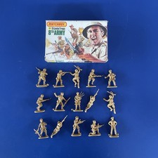 Matchbox Toy Soldiers Boxed WWII British 8th Army Combat Troops 1/32