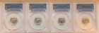 Lot of 14 Mercury Dimes - PCGS graded