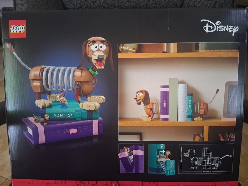 LEGO Disney and Pixar Toy Story Slinky Dog Bookends 43301 Building Set