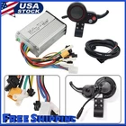 1200W 48V-25A Brushless Motor Controller + LCD Display + 6 Pin Cable For Scooter