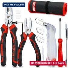 Glass Cutters Tools, Glass Cutter 2-20MM, 8" Glass Running Pliers with Curved Ja