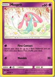 Mesprit 84/236 Unified Minds Uncommon