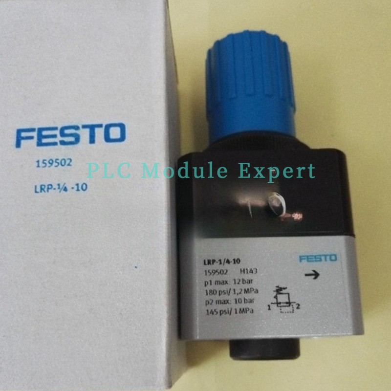New FESTO LRP-1/4-10 Precision Pressure Regulator 159502 LRP1410 Fast Shipping