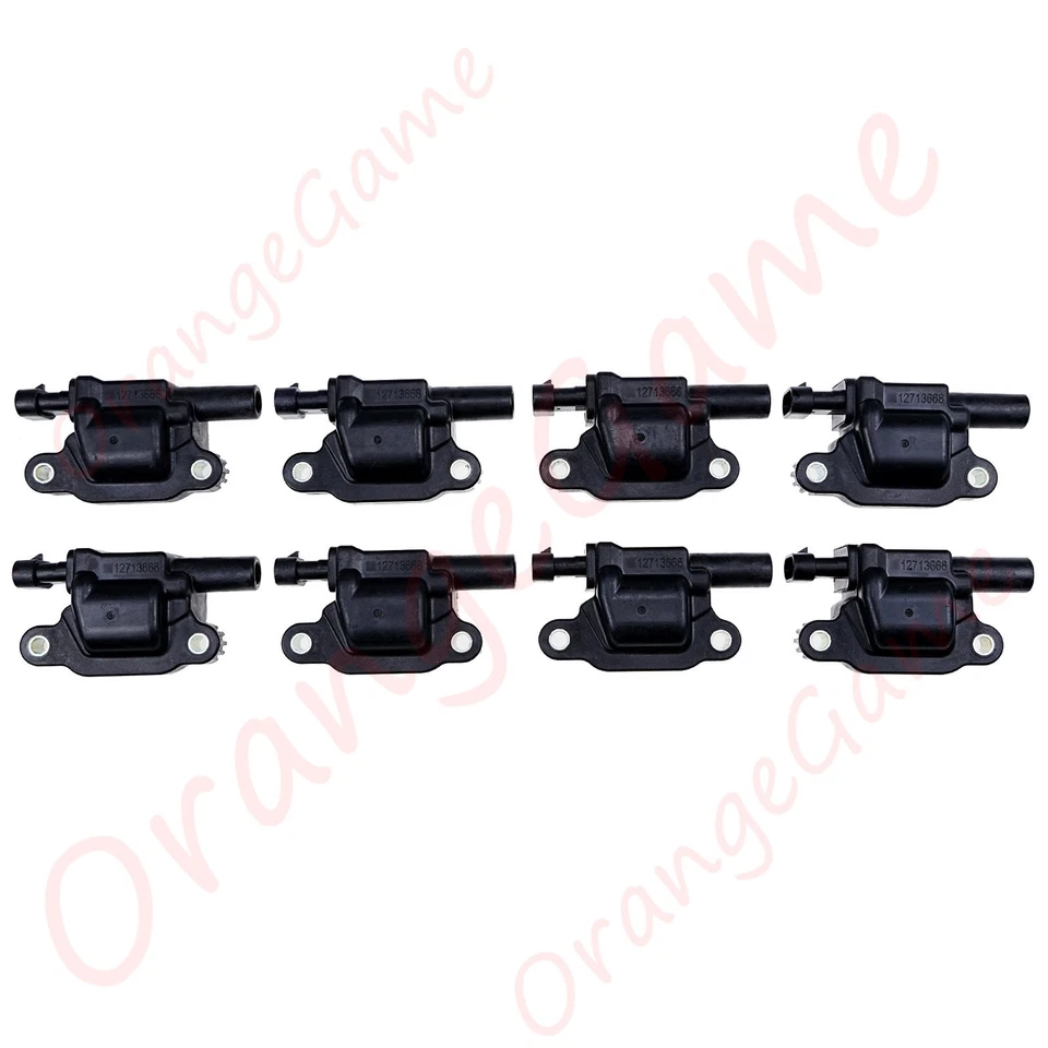 8PCS OEM Ignition Coil D510C For Chevrolet GMC V8 12713668 UF413 12570616 - Image 2 of 4