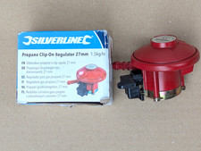 SILVERLINE CLIP ON PROPANE GAS REGULATOR 1.5KG/HR