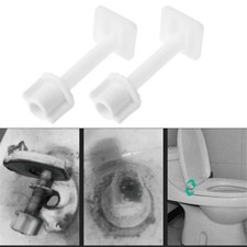 Toilet Seat Hinge Repair Bolts Fitting Screws &Washers Kit Spare Parts