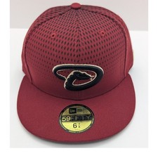 New Era 59FIFTY Arizona Diamondbacks Hat Sedona Red MLB Fitted 6 7/8 11451910