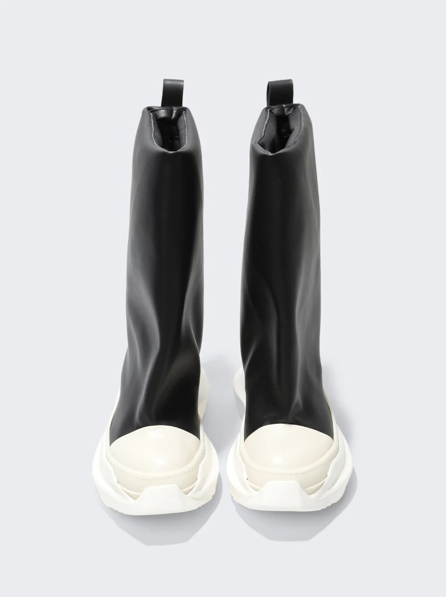 Rick Owens DRKSHDW Black Fogachine Sneak Boots New Size 41 W11 M8