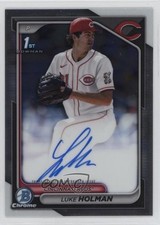 2024 Bowman Draft Chrome Prospect Auto Luke Holman #CPA-LH Auto v8j
