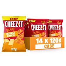 Cheez-it Double Cheese Thin & Crispy Baked Snacks 14 x 120g - £19.99