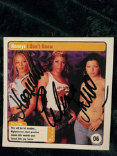 Signed HONEYZ  Celene Cherry Heavenli Denton Naima Belkhiati Card AUTOGRAPH