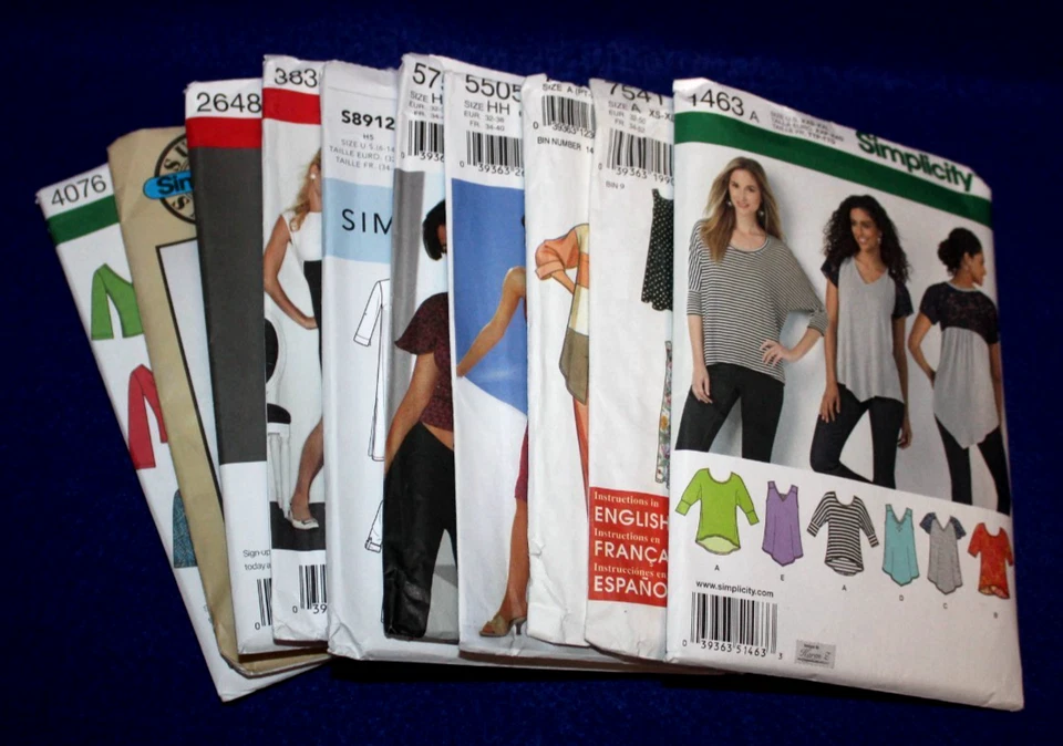 Simplicity Sewing Patterns Sizes 6-22 UNCUT U-Pick from dropdown FREE Shipping! - Image 4 of 4