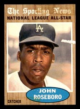 1962 Topps #397 John Roseboro Los Angeles Dodgers