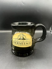 Deneen Pottery Andrew Jackson's Hermitage Coffee Mug Brown Drip 2017 Cup EUC