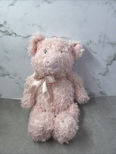 Baby Gund Pink Pig Puffles Plush Stuffed Animal Rare 58150