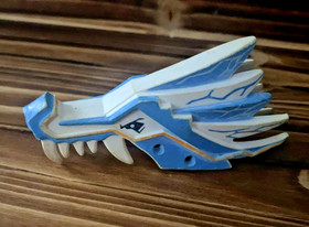Lego Part 93070pb01 Dragon Head Ninjago Jaw Upper 2521 Ice Dragon Battle