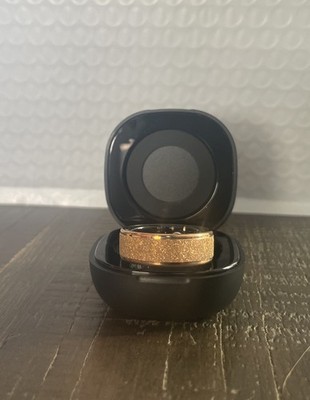COLMi R10 Smart Ring Activity Tracker Fitness glitter rose gold size 9 wearable