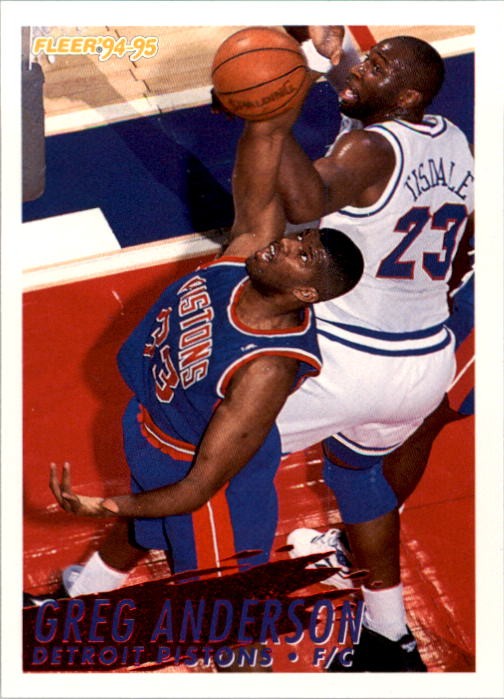 1994-95 Fleer #64 Greg Anderson - BSK