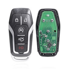Silicone Key Fob Cover For Ford Mustang/Lincoln – 5-Button Remote Protector, Multiple Colors