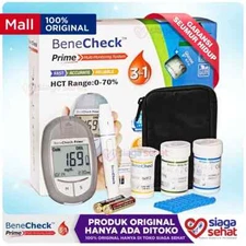 Benecheck Prime 3 in 1 kit Meter test Glucose Cholesterol Uric acid monitoring