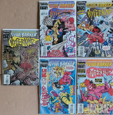 Clive Barker Epic Comics - Hyperkind 1 3 4 6 7