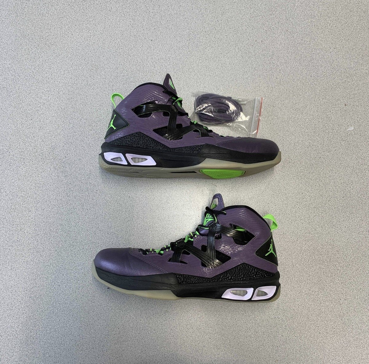Jordan Melo M9 Joker Blacklight Size 11.5 587858 539 Carmelo